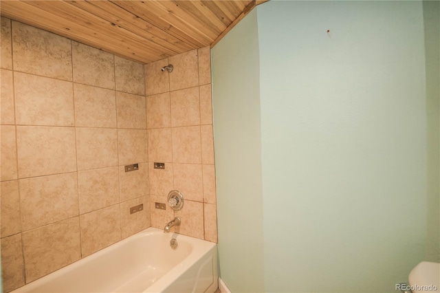 200 Garrison St, Lakewood, CO 80226 - bathroom featuring wood ceiling and tub / shower combination