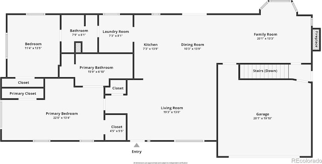 200 Garrison St, Lakewood, CO 80226 - view of floor plan / room layout