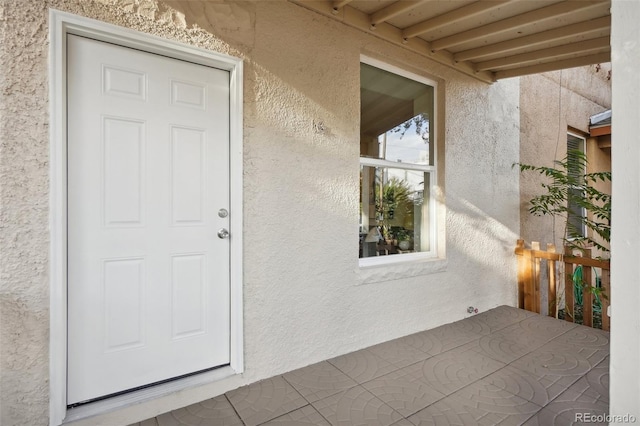 2121 W 33rd Ave, Denver, CO 80211 - view of exterior entry with stucco siding