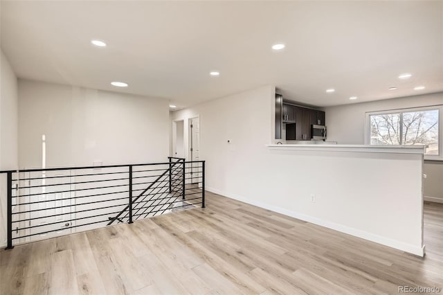 interior space featuring light hardwood / wood-style flooring