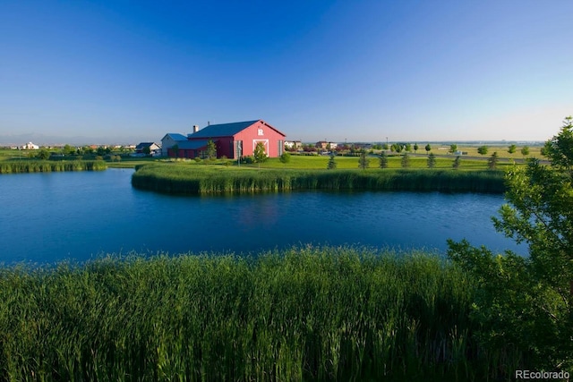 property view of water