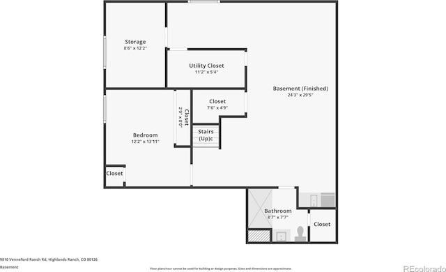 9810 Venneford Ranch Rd, Highlands Ranch, CO 80126 - view of property floor plan