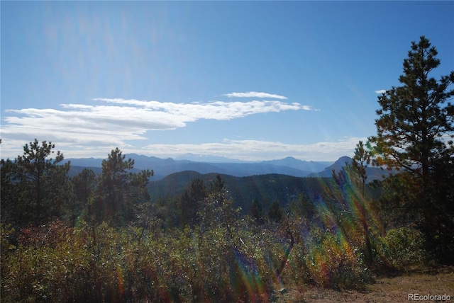 view of mountain feature