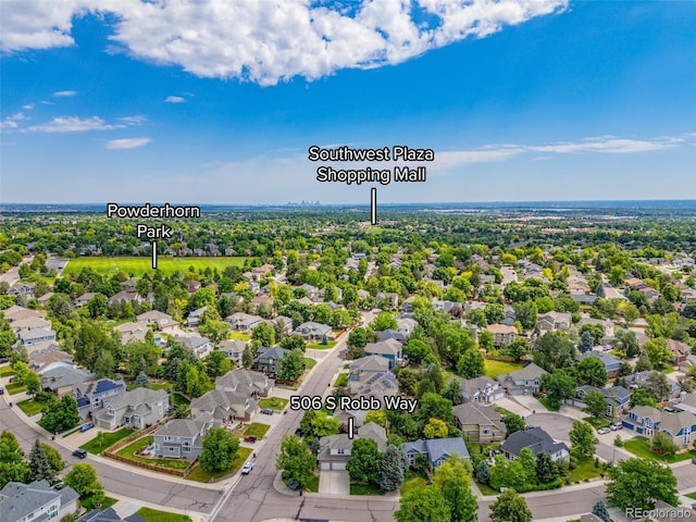6506 S Robb Way, Littleton, CO 80127 - aerial perspective of suburban area