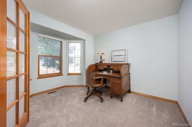 6506 S Robb Way, Littleton, CO 80127 - home office featuring carpet flooring and baseboards