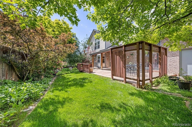 6506 S Robb Way, Littleton, CO 80127 - view of yard with a patio area