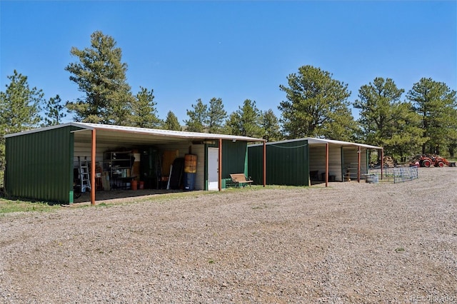 view of outbuilding