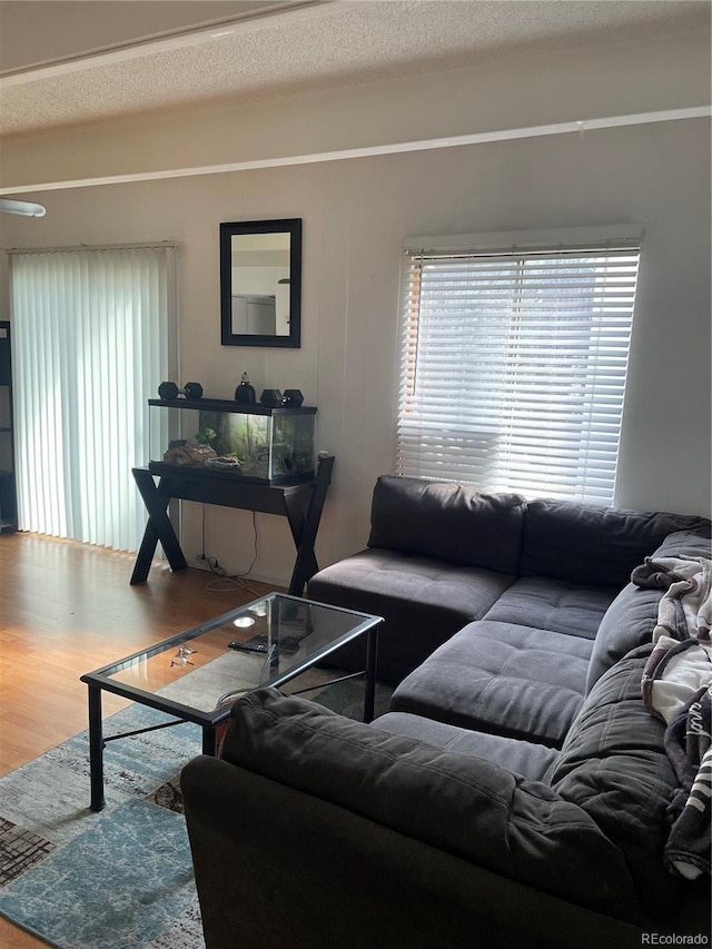 9995 E Harvard Ave Unit 177, Denver, CO 80231 - living room featuring healthy amount of natural light and wood finished floors