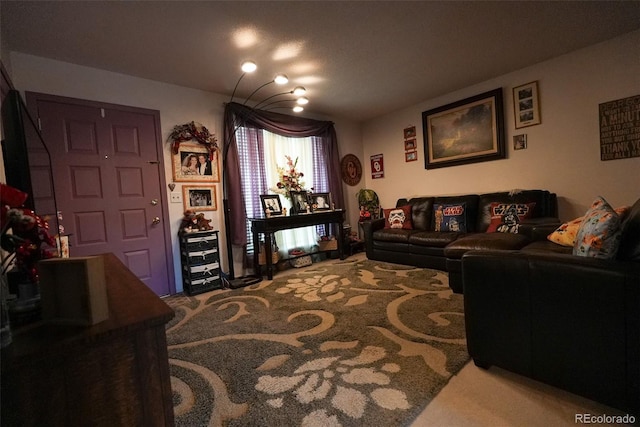 19258 E Kansas Dr, Aurora, CO 80017 - living room featuring carpet