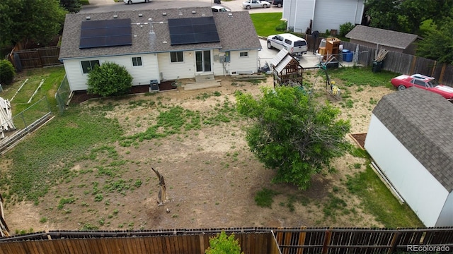 19258 E Kansas Dr, Aurora, CO 80017 - aerial view of property and surrounding area