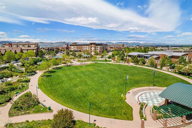 1144 Rockhurst Dr Unit 105, Highlands Ranch, CO 80129 - aerial view of residential area featuring mountains