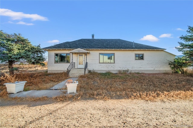 view of ranch-style home