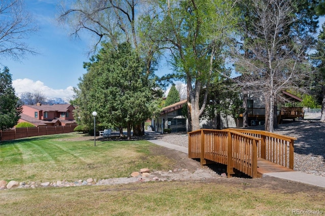 5082 Masheena Ln Unit 4, Colorado Springs, CO 80917 - view of yard with a deck