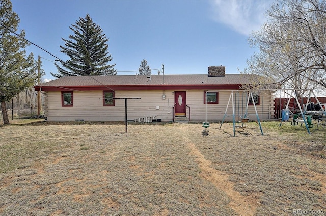 28453 County Road 337, Buena Vista, CO 81211 - ranch-style home with a chimney