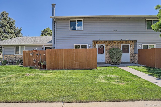 1211 W 112th Ave Unit B, Denver, CO 80234 - view of front of home with stone siding