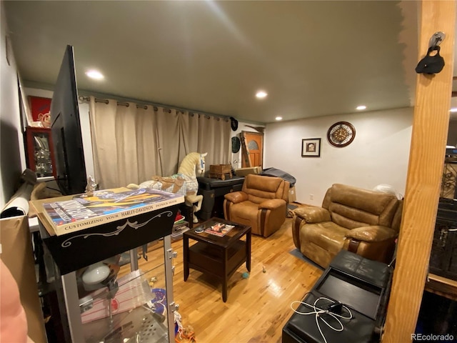 8741 Faraday St, Denver, CO 80229 - cinema with light wood-type flooring and recessed lighting