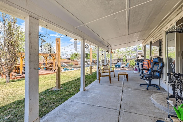 15685 E 50th Ave, Denver, CO 80239 - view of patio / terrace featuring a fenced backyard