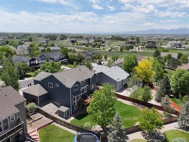 879 Quintana Ln, Erie, CO 80516 - aerial perspective of suburban area with a mountainous background