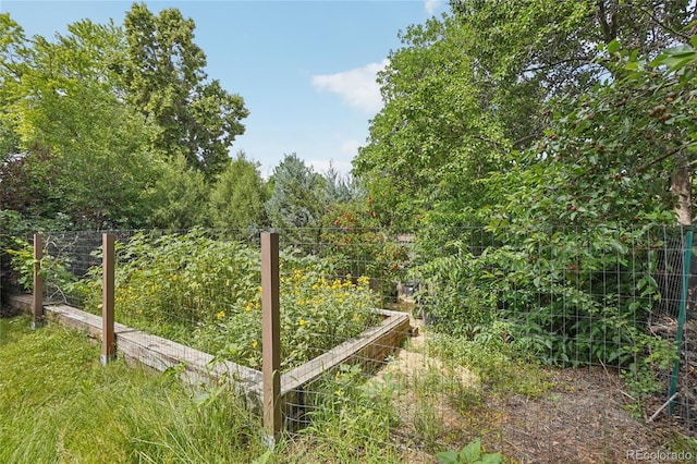 2173 S Ouray St, Aurora, CO 80013 - view of yard featuring a vegetable garden