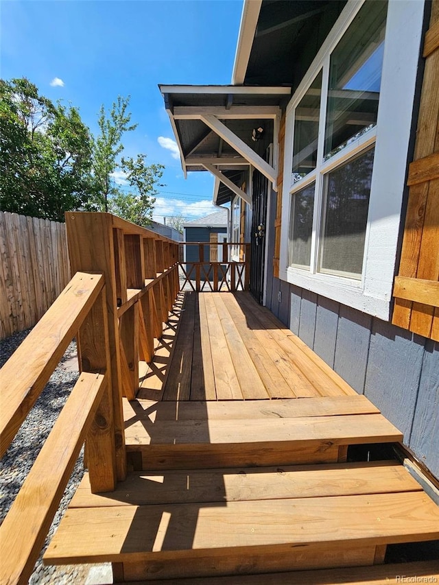 1435 N Uinta St, Denver, CO 80220 - view of wooden deck