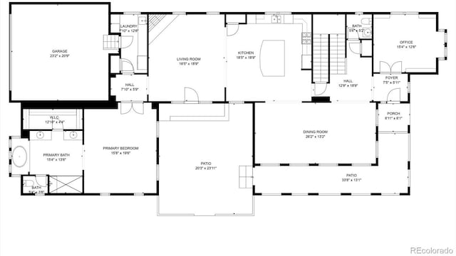 10328 Bluffmont Dr, Lone Tree, CO 80124 - view of floor plan / room layout