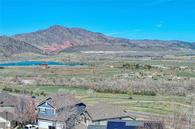4142 S Deframe Ct, Morrison, CO 80465 - mountain view featuring a water view