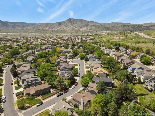 2146 S Ellis Ct, Lakewood, CO 80228 - aerial perspective of suburban area with a mountainous background