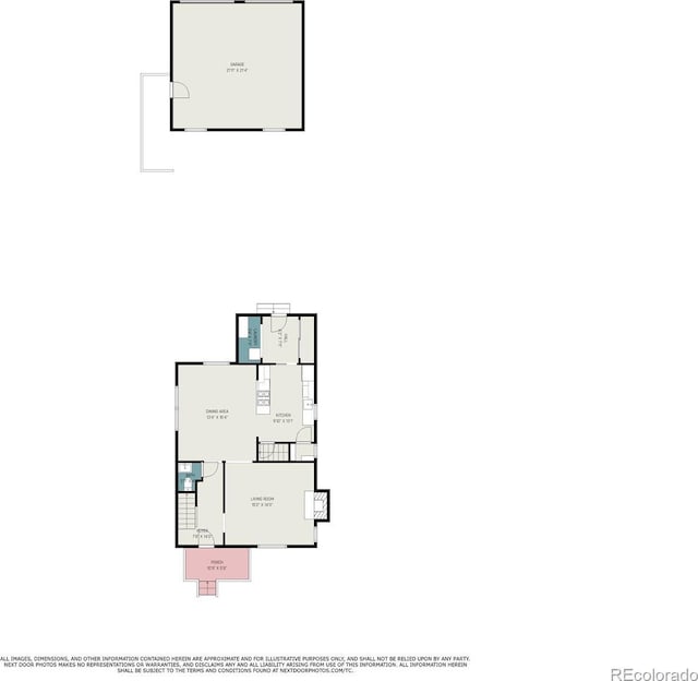 131 Fox St, Denver, CO 80223 - view of property floor plan