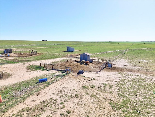 5525 S Johnson Rd, Rush, CO 80833 - view of yard with a view of countryside and an outdoor structure