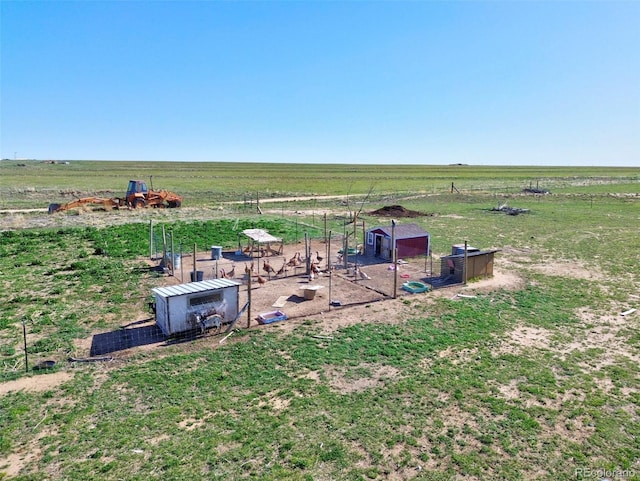 5525 S Johnson Rd, Rush, CO 80833 - view of yard featuring a view of countryside and an outbuilding