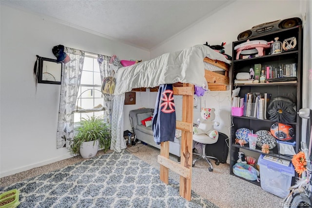 5525 S Johnson Rd, Rush, CO 80833 - carpeted bedroom featuring ornamental molding and baseboards