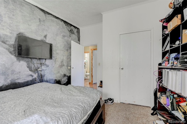 5525 S Johnson Rd, Rush, CO 80833 - carpeted bedroom featuring crown molding