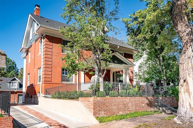 view of front of home