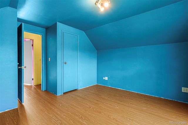 301 Lagoon Ln, Silverthorne, CO 80498 - additional living space featuring wood finished floors and lofted ceiling