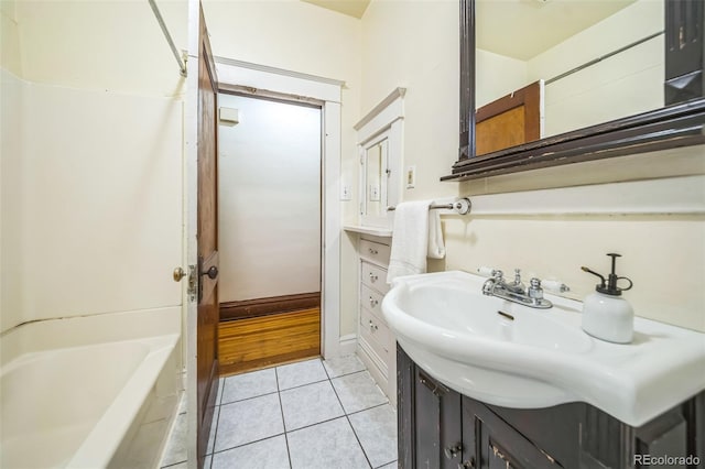 3024 W Denver Pl, Denver, CO 80211 - full bathroom featuring tile patterned flooring and vanity