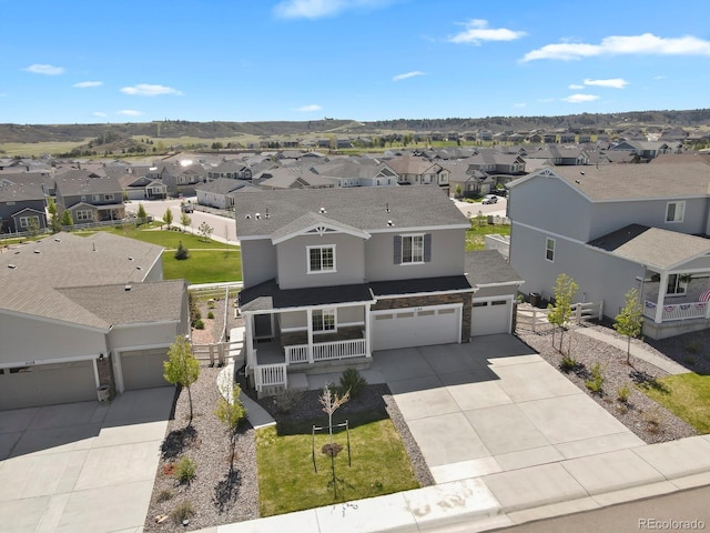 5166 Trails Edge Ln, Castle Rock, CO 80104 - aerial view of residential area