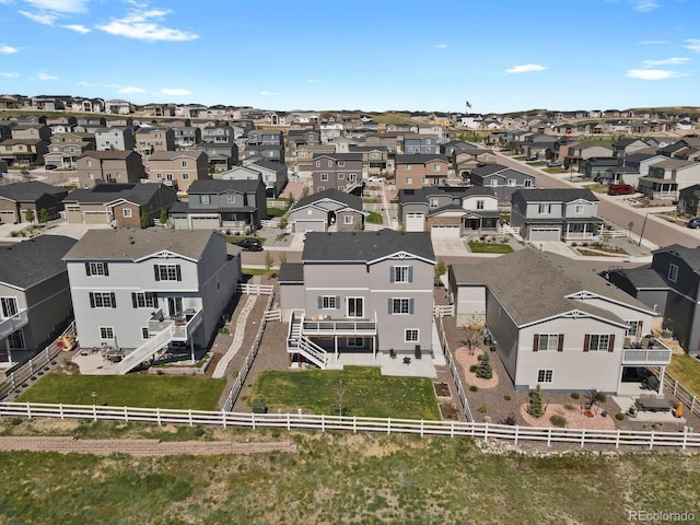 5166 Trails Edge Ln, Castle Rock, CO 80104 - aerial perspective of suburban area