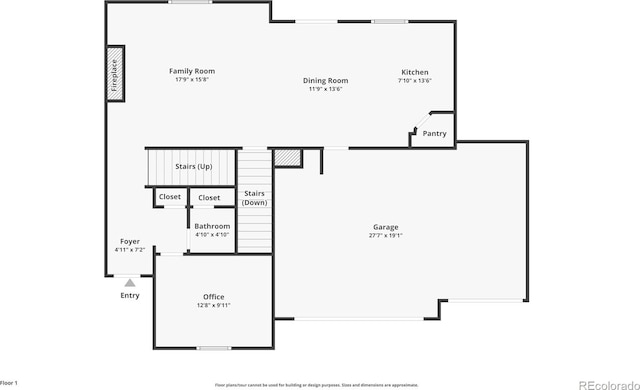 5166 Trails Edge Ln, Castle Rock, CO 80104 - floor plan / room layout