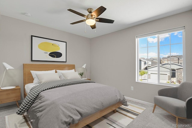 5166 Trails Edge Ln, Castle Rock, CO 80104 - bedroom featuring carpet and a ceiling fan