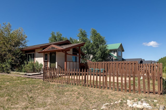 view of front of home