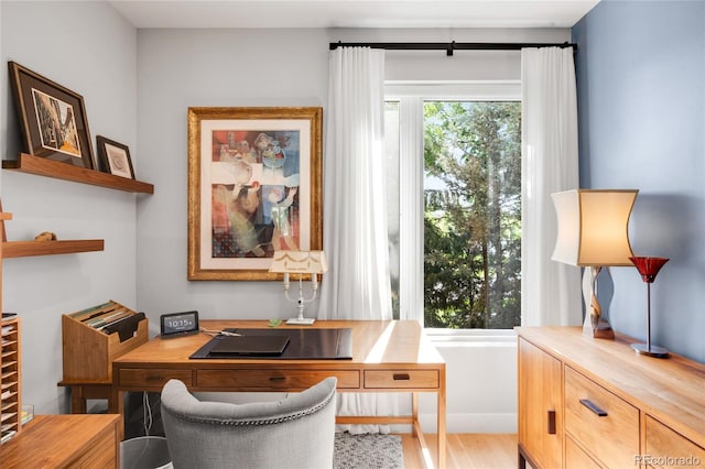 3617 Shoshone St, Denver, CO 80211 - office space featuring wood finished floors and baseboards