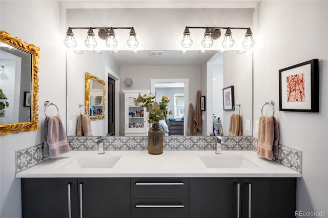 3617 Shoshone St, Denver, CO 80211 - full bathroom featuring double vanity