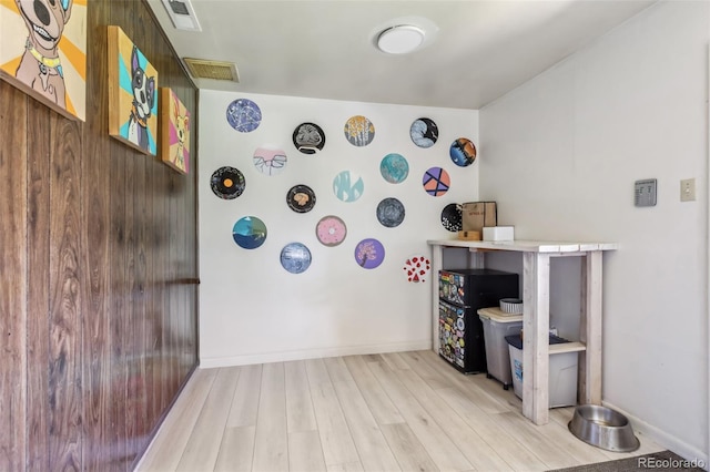 4401 Highline Pl, Denver, CO 80222 - miscellaneous room featuring light wood-style flooring and baseboards