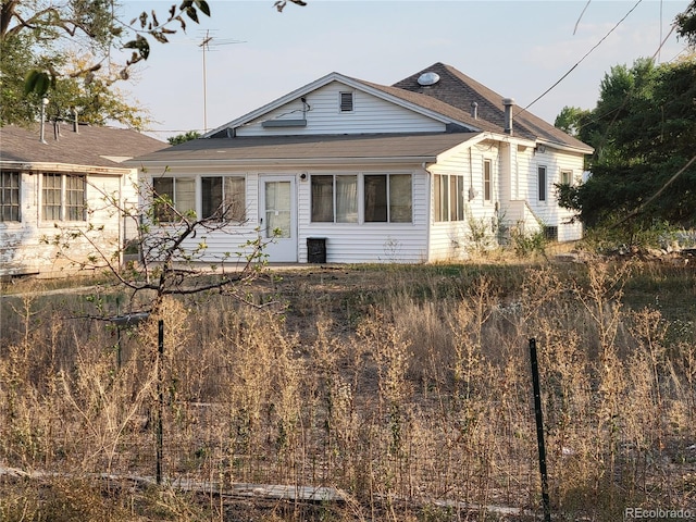 view of front of home