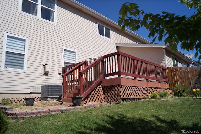 10966 Josephine St, Northglenn, CO 80233 - back of property with a wooden deck and a yard