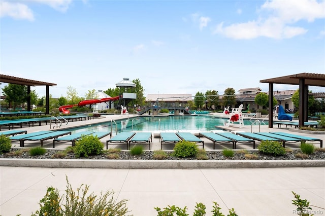 2080 Autumn Moon Dr Unit 5, Windsor, CO 80550 - community pool featuring a patio