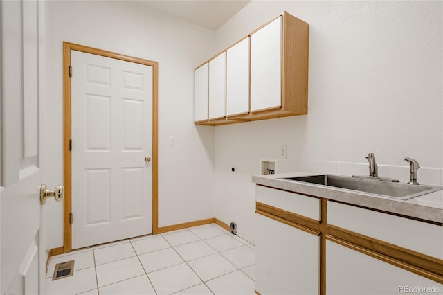1131 N 4th St, Johnstown, CO 80534 - laundry room with cabinet space, washer hookup, and electric dryer hookup