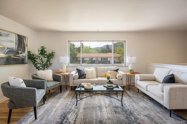 1270 Berea Dr, Boulder, CO 80305 - living room with wood finished floors and baseboards