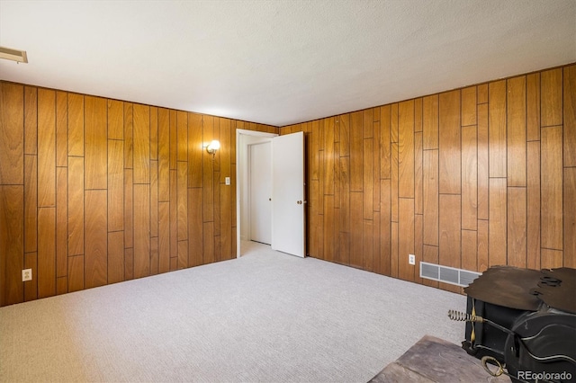 1270 Berea Dr, Boulder, CO 80305 - interior space featuring carpet and wood walls