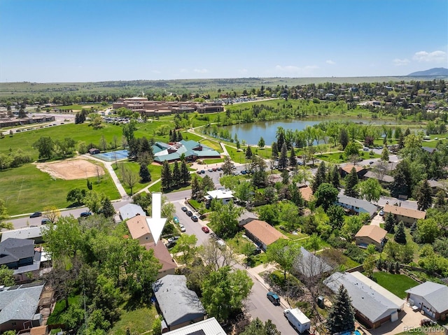 1270 Berea Dr, Boulder, CO 80305 - aerial view of residential area featuring a large body of water